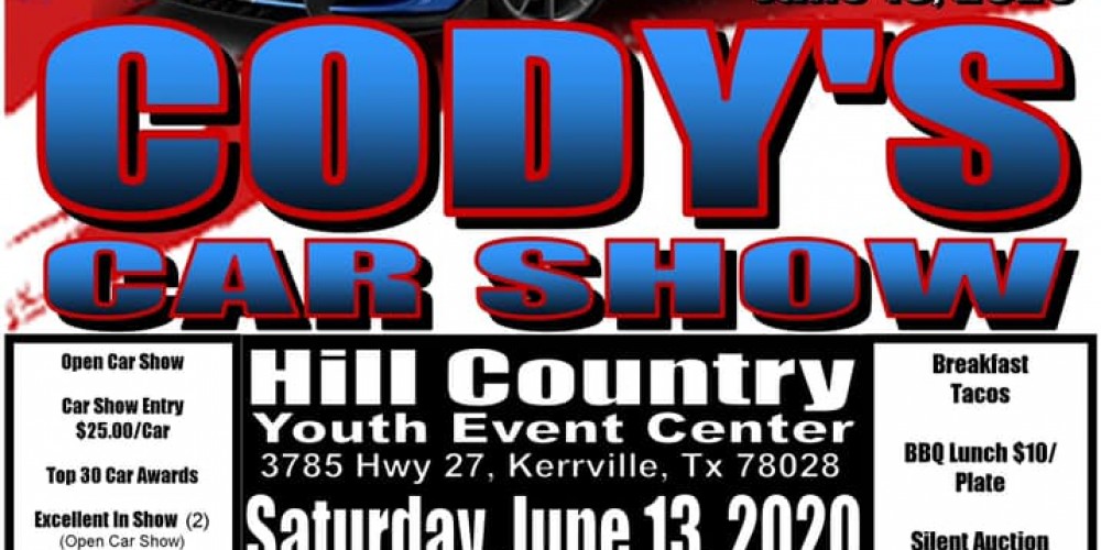 Events Codys Car Show 1 Hill Country Youth Event Center