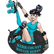 Kerr County Roller Derby logo